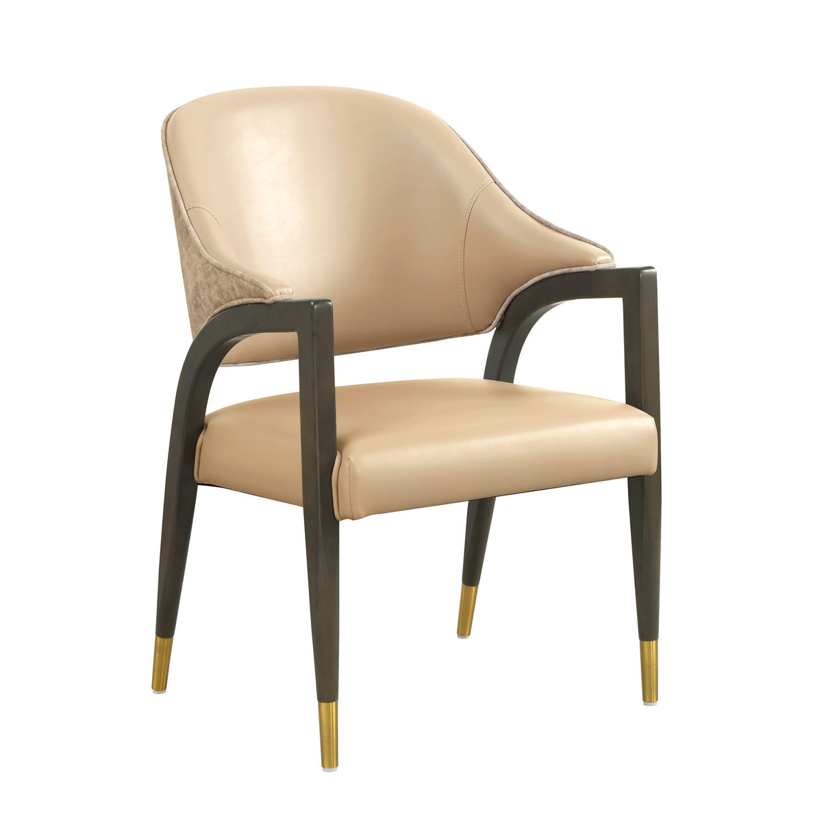 Manhattan Collette - Wood Upholstered Armchair