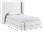Kendall - Linen Textured Fabric Upholstered Bed
