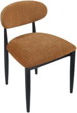 Riccio - Fabric Dining Side Chair (Set of 2) - Black Frame