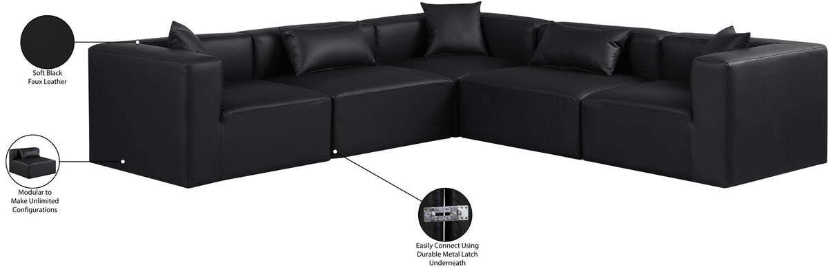 Cube - 5 Piece Modular Corner Sectional