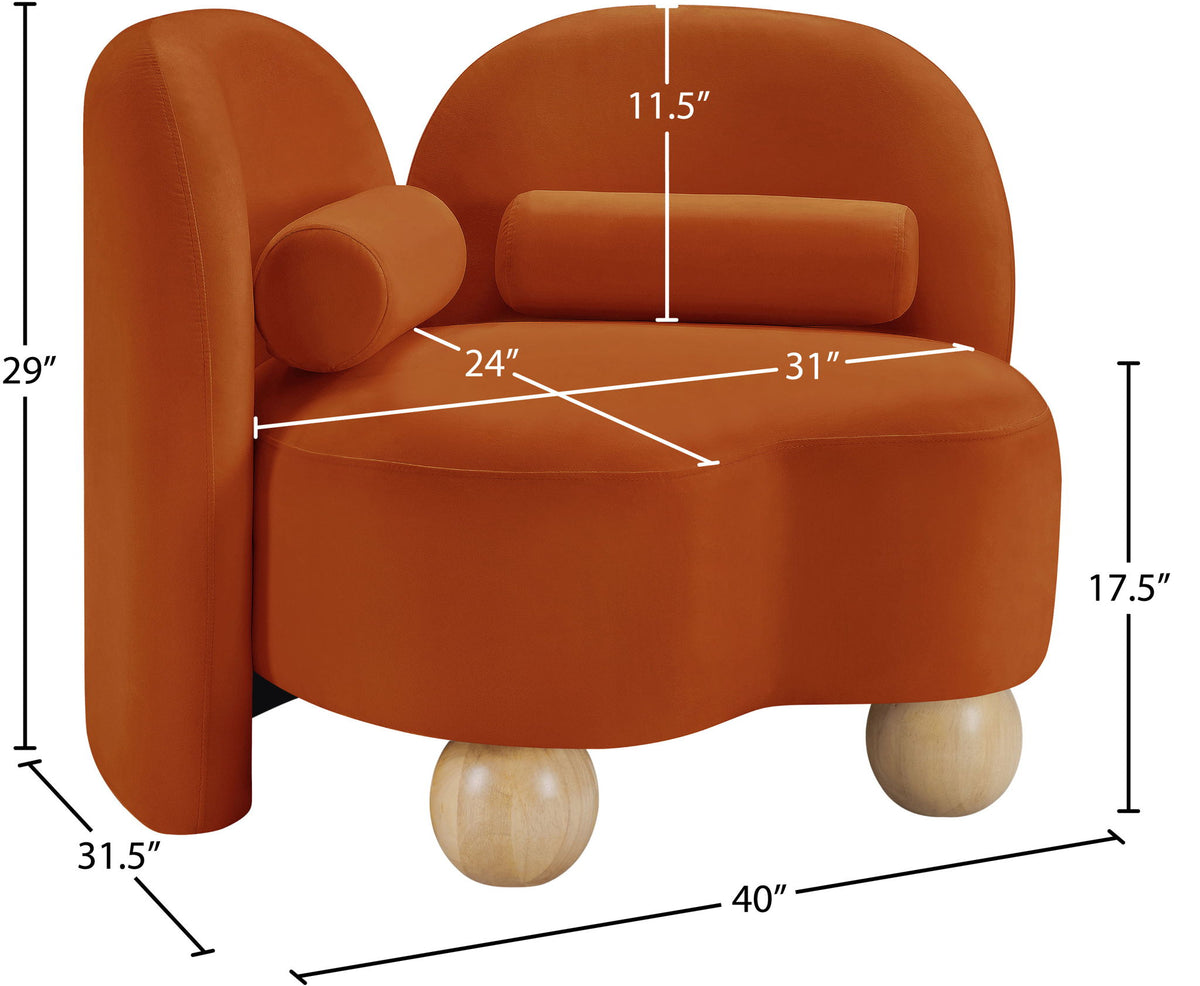 Daphne - Velvet Chair