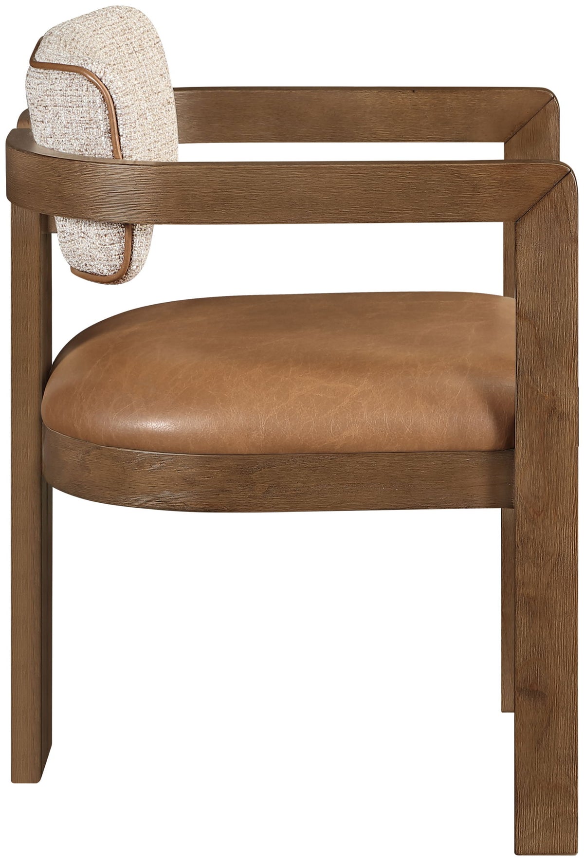 Ravina - Upholstered Dining Chair With Stained Brown Base (Set of 2)