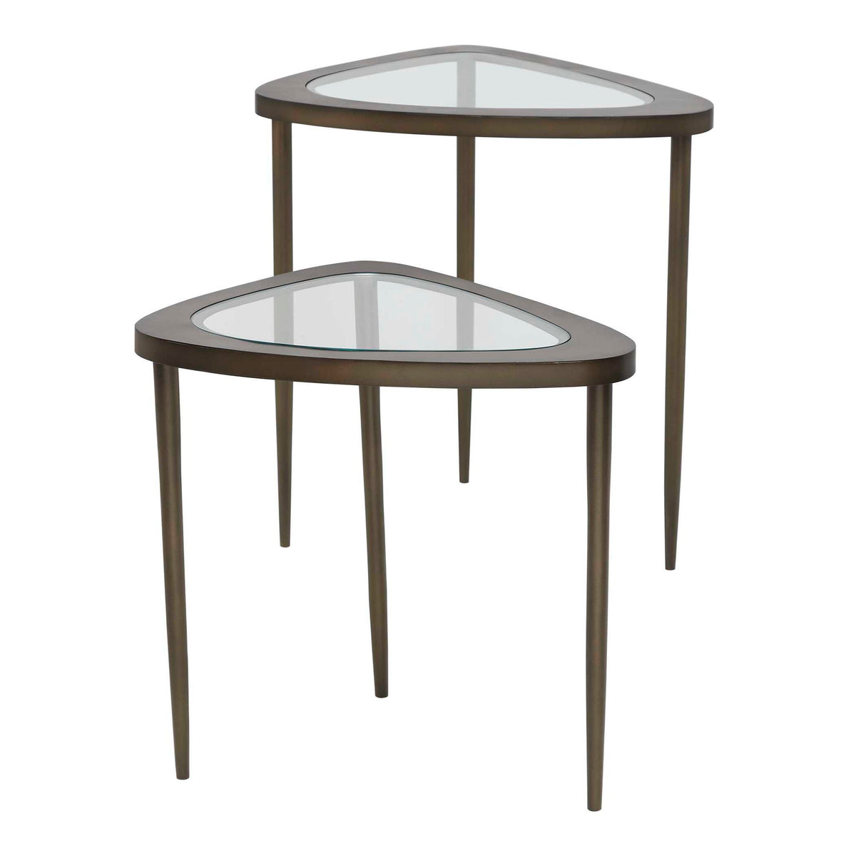 Millar - Curved Nesting Tables (Set of 2) - Bronze