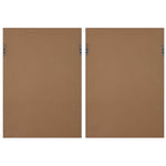 Plunging Pastels - Framed Prints (Set of 2) - Black / Brown / Gray
