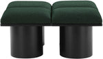 Pavilion - 4 Piece Modular Bench With Black Base