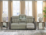 WhipLash - Power Reclining Sofa With Adj Headrest - Sisal