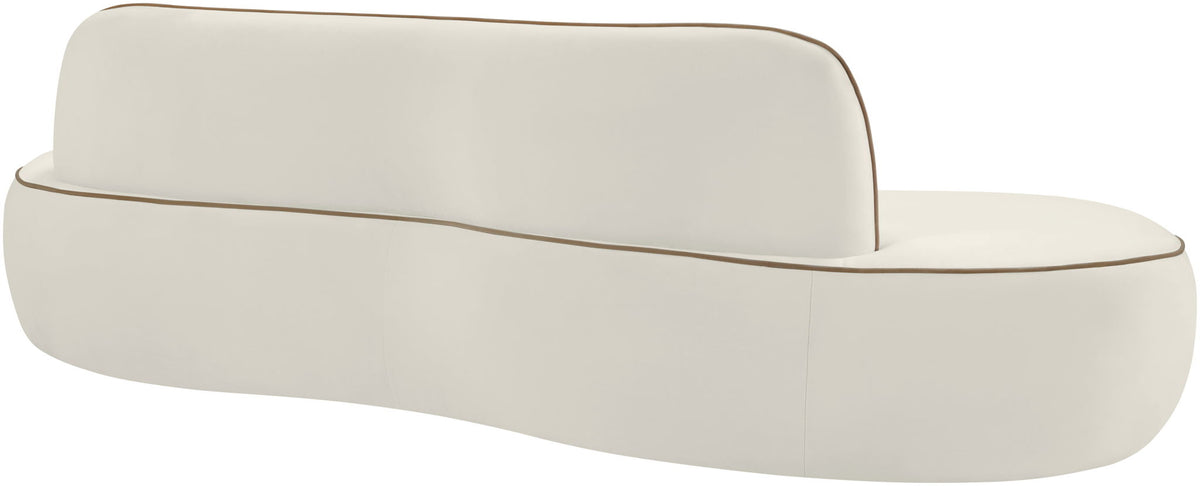 Swerve - Velvet 101" Upholstered Sofa
