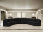 Arc - Boucle Fabric 8 Piece U-Shaped Modular Sofa