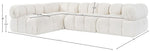 Orin - Fabric Velvet 4 Piece Modular Sectional