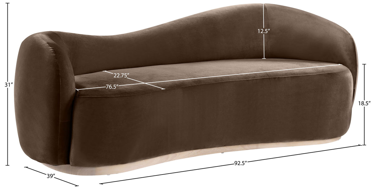 Gustavo - Velvet Upholstered Sofa
