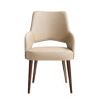 Manhattan Liora - Wood Upholstered Armchair