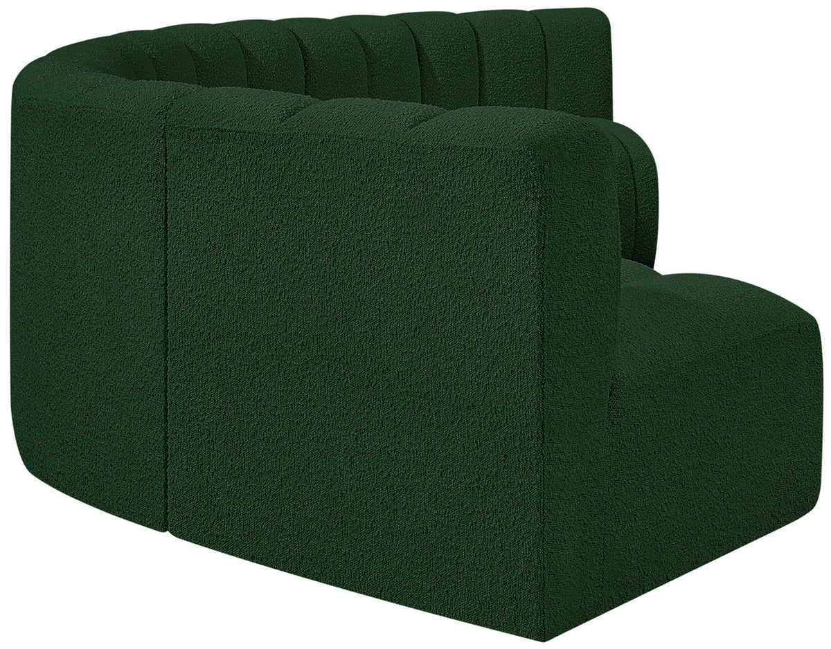 Arc - Boucle Fabric 6 Piece U-Shaped Modular Sofa
