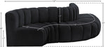 Arc - Velvet 5 Piece Modular Sofa