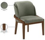 Navo - Vegan Leather Upholstered Dining Chair - Green