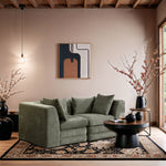 Stellar - 2 Piece 76" Upholstered Modular Loveseat