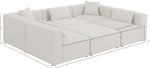 Cube - Linen 6 Piece Modular Sectional