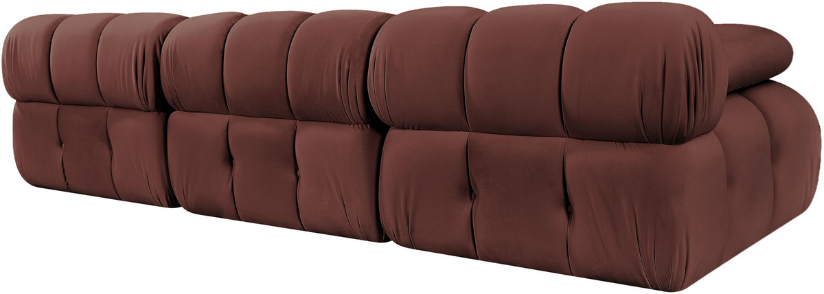 Orin - Velvet 3 Piece Modular Sofa