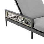 Zella - Outdoor Patio Chaise Lounge Chair - Gray / Earl Gray