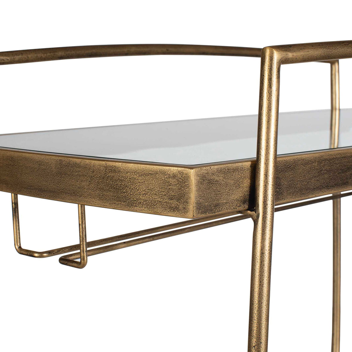 Scarritt - Bar Cart - Antique Brass