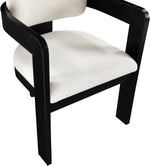 Sacha - Linen Dining Chair With Black Base (Set of 2)