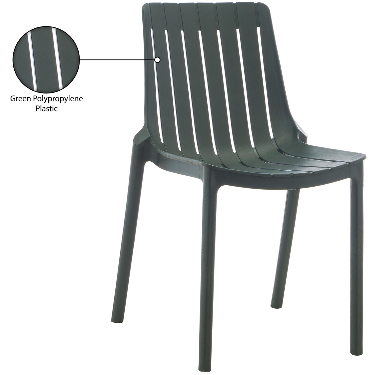 Marilla - Polypropylene Outdoor Patio Dining Chair (Set of 4)