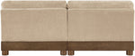 Turin - Chenille Fabric Upholstered Modular Sectional - Beige
