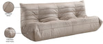 Relax - Velvet 77.75" Upholstered Sofa