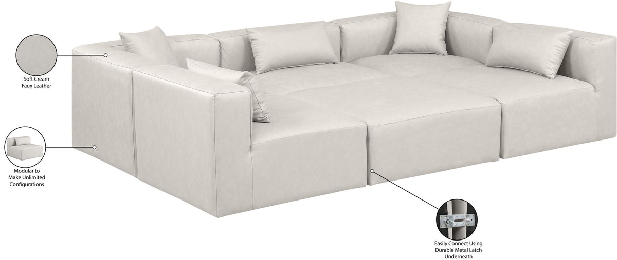 Cube - 6 Piece Modular Sectional