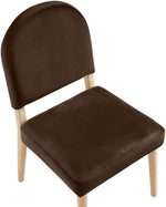 Varinelle - Velvet Dining Chair (Set of 2) - Natural Frame