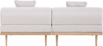 Laguna - 2 Piece Resilient Water Resistant Fabric 71" Outdoor Patio Armless Modular Loveseat