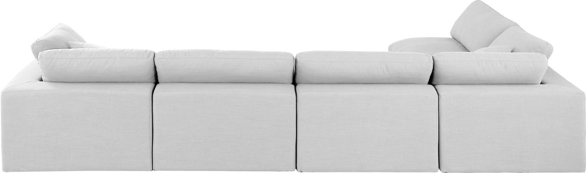 Comfy - 5 Piece Linen Modular Sectional