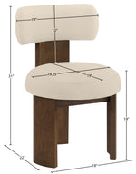 Atelier - Vegan Leather Upholstered Dining Chair (Set of 2) - Painted Brown Frame
