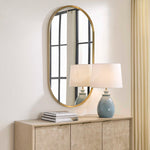 Torrado - Oval Mirror - Brass