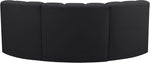 Arc - Faux Leather 3 Piece Modular U-Shaped Sofa