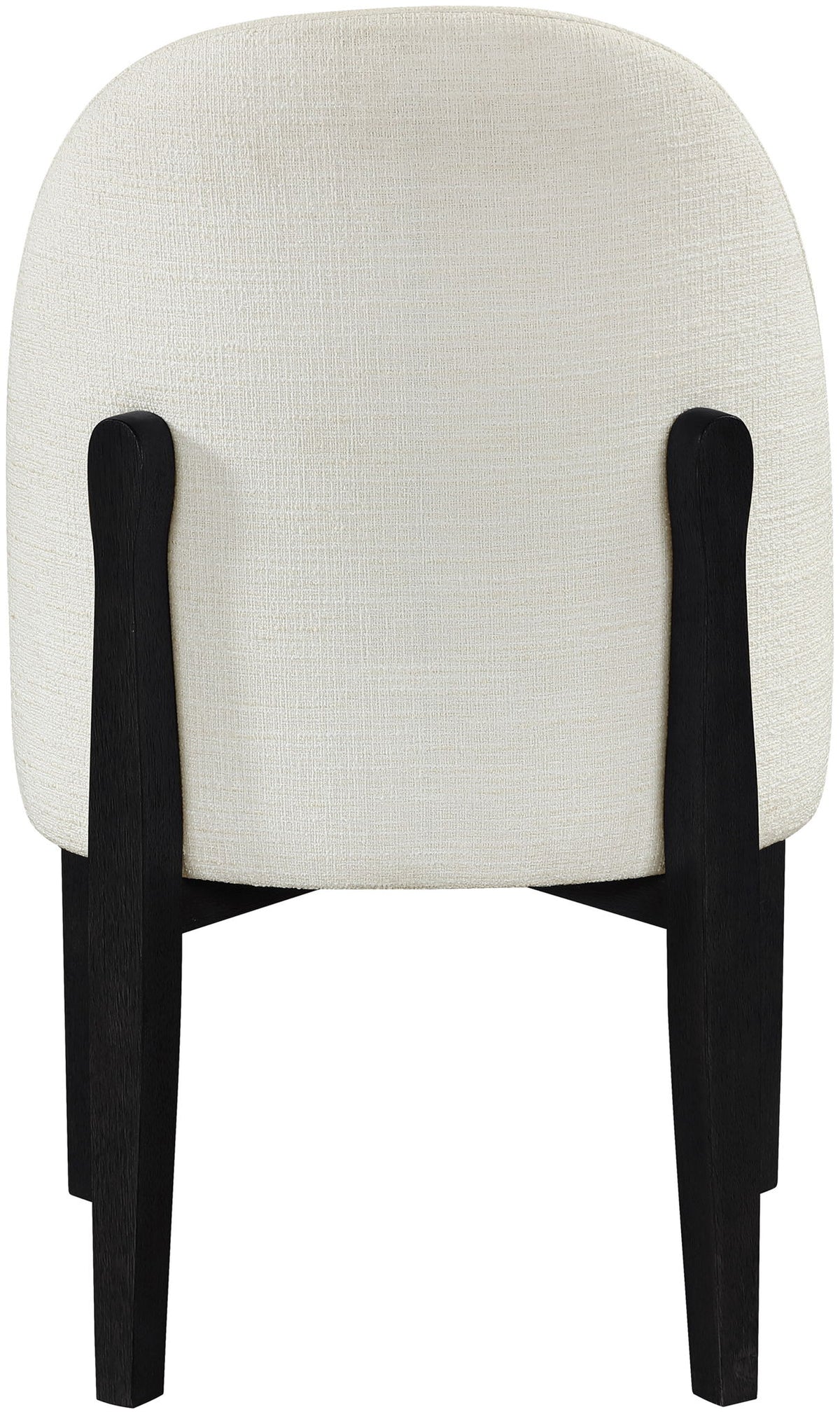 Torino - Upholstered Dining Chair With Brushed Black Base (Set of 2)