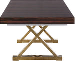 Excel - Extendable Dining Table with Gold Base