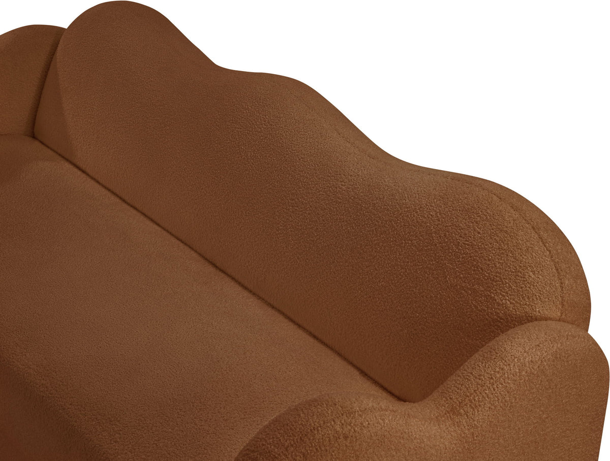 Bloom - Teddy Fabric Sofa - Saddle