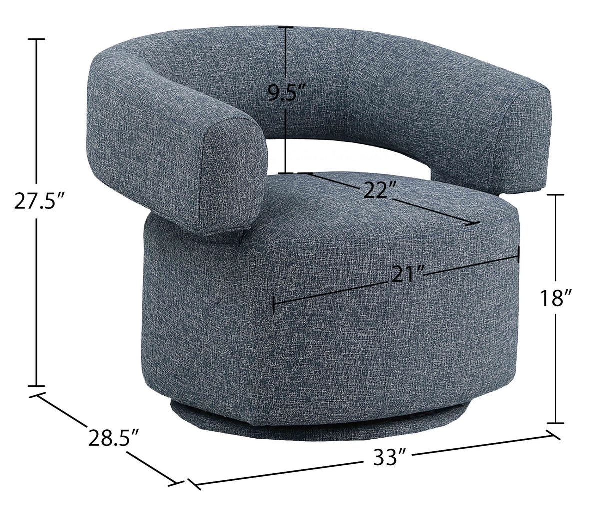 Niya - Swivel Accent Chair