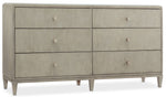 Elixir - 6-Drawer Dresser - Pearl Silver