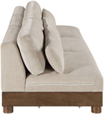 Turin - Chenille Fabric Upholstered Modular Sectional - Taupe