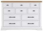Ashbryn - Dresser - White / Natural