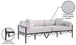 Portofino - Resilient Water Repellent Fabric 85.75" Upholstered Outdoor Patio Sofa