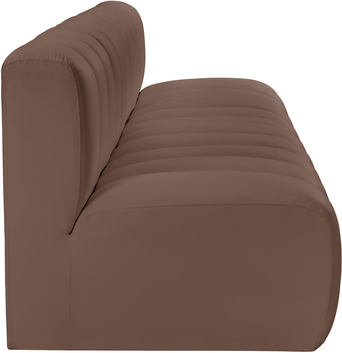 Arc - Faux Leather 4 Seats Modular Sofa