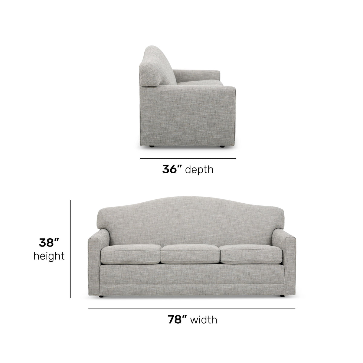 Aggie - Fabric Sofa