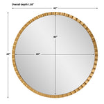 Dandridge - Round Industrial Mirror