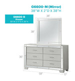Madison - Dresser - Silver Champagne