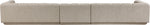 Modari - Sectional - Beige