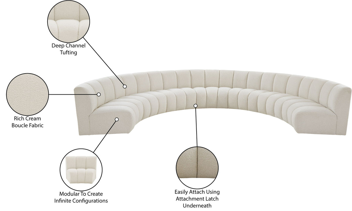 Infinity - 7 Piece Boucle Modular Sectional