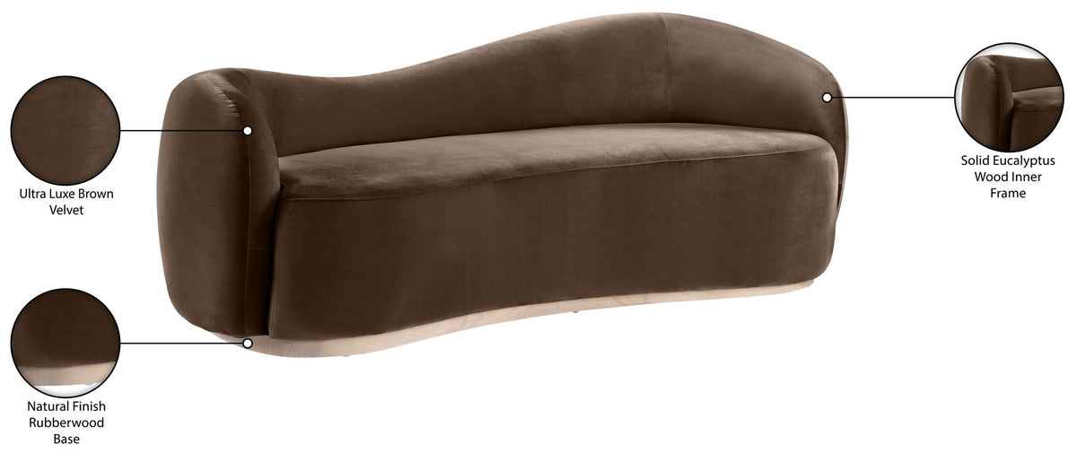 Gustavo - Velvet Upholstered Sofa