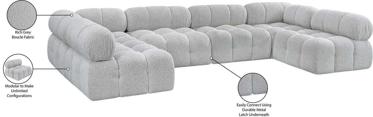Ames - 6 Piece Fabric Modular Sectional